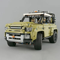 Thumbnail for Building Blocks Tech Off - Road AWD MOC Land Rover Defender Bricks Toys - 2
