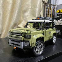 Thumbnail for Building Blocks Tech Off - Road AWD MOC Land Rover Defender Bricks Toys - 16