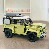 Thumbnail for Building Blocks Tech Off-Road AWD MOC Land Rover Defender Bricks Toys - 14