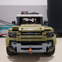Thumbnail for Building Blocks Tech Off - Road AWD MOC Land Rover Defender Bricks Toys - 11