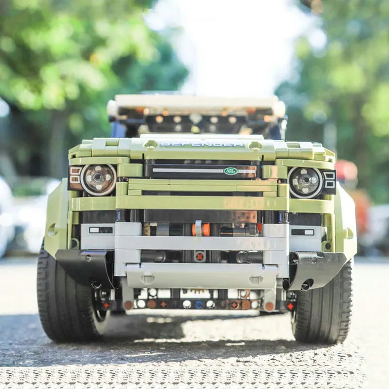 Building Blocks Tech Off - Road AWD MOC Land Rover Defender Bricks Toys - 12