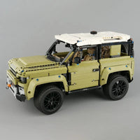 Thumbnail for Building Blocks Tech Off-Road AWD MOC Land Rover Defender Bricks Toys - 1