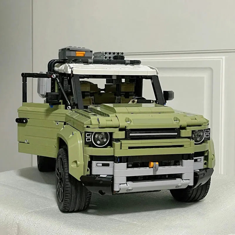 Building Blocks Tech Off-Road AWD MOC Land Rover Defender Bricks Toys - 13