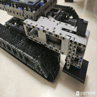 Thumbnail for Building Blocks Tech MOC Liebherr RC APP Crawler Crane Bricks Toys - 16
