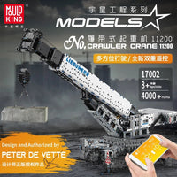 Thumbnail for Building Blocks Tech MOC Liebherr RC APP Crawler Crane Bricks Toys - 3