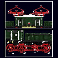 Thumbnail for Building Blocks Tech RC Crocodile Railway Electric Locomotive Train Bricks Toy Construction Set Toys - 10