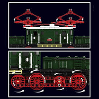 Thumbnail for Building Blocks Tech RC Crocodile Railway Electric Locomotive Train Bricks Toy - 10