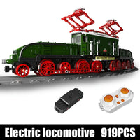 Thumbnail for Building Blocks Creator Electric Crocodile Locomotive Train RC Bricks Toy - 1