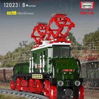 Thumbnail for Building Blocks Tech RC Crocodile Railway Electric Locomotive Train Bricks Toy Construction Set Toys - 4