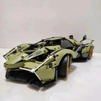 Thumbnail for Building Blocks Tech MOC Lambo V12 Vision GT Racing Car Bricks Toys EU Construction Set Toys - 1