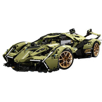 Thumbnail for Building Blocks Tech MOC Lambo V12 Vision GT Racing Car Bricks Toys EU - 2