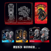 Thumbnail for Building Blocks MOC Ideas Experts King Kong Head Mecha Bricks Toy - 4