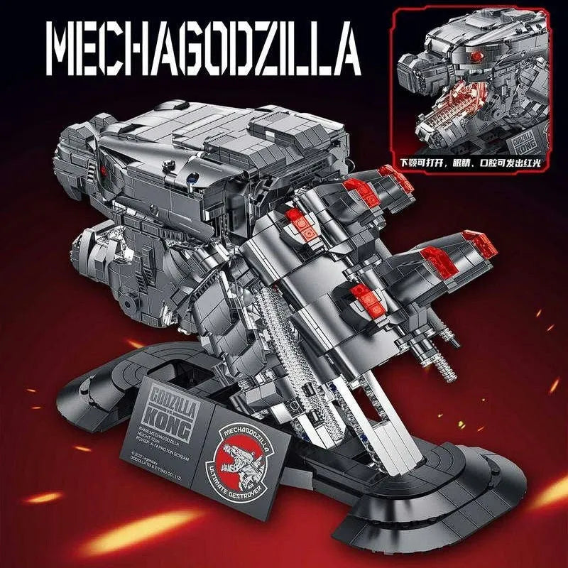 Building Blocks MOC Ideas Experts King Kong Head Mecha Bricks Toy Construction Set Toys - 6