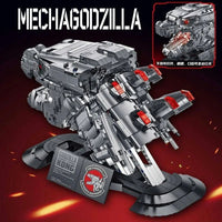 Thumbnail for Building Blocks MOC Ideas Experts King Kong Head Mecha Bricks Toy - 6