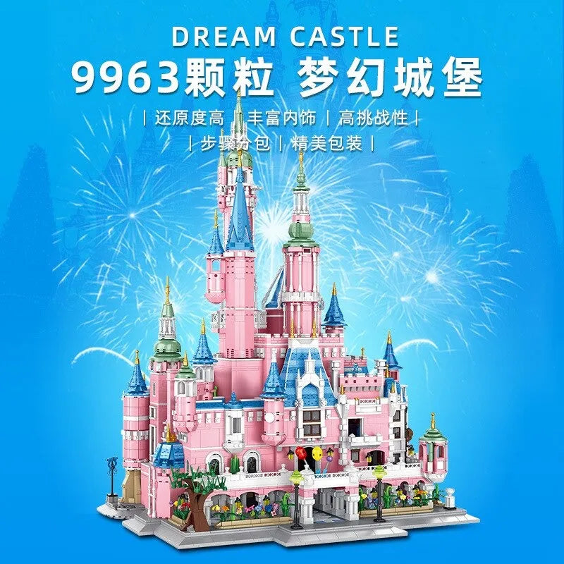 Building Blocks Creator Girl Expert Princess MOC Dream Castle Bricks Toy - 11