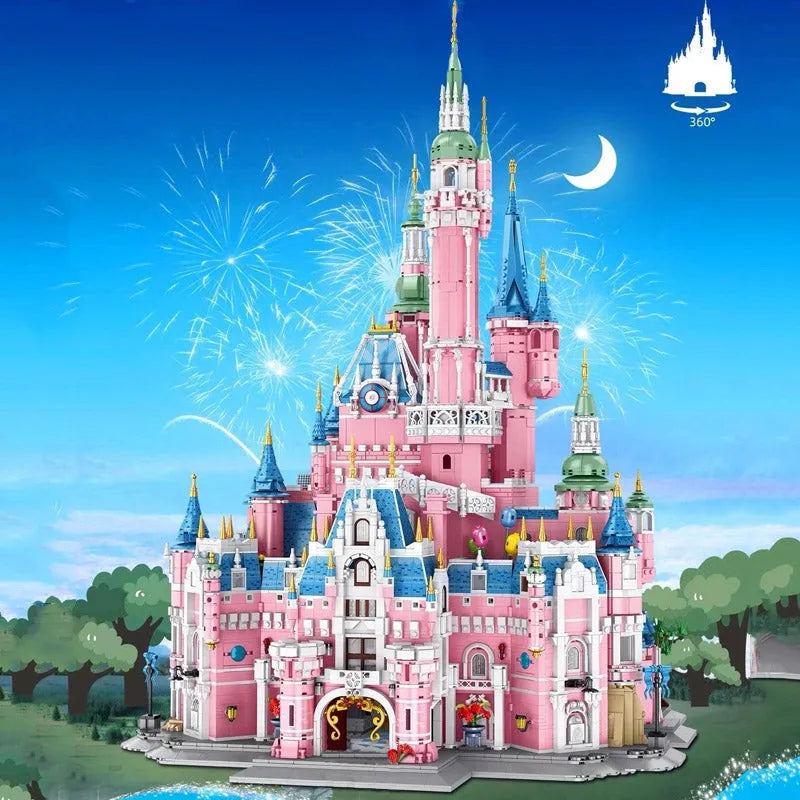 Building Blocks Creator Girl Expert Princess MOC Dream Castle Bricks Toy - 2