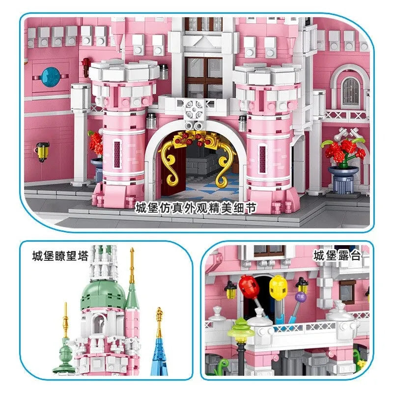 Building Blocks Creator Girl Expert Princess MOC Dream Castle Bricks Toy Construction Set Toys - 13