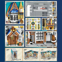 Thumbnail for Building Blocks Creator Experts MOC Medieval Town Market Bricks Toys - 9