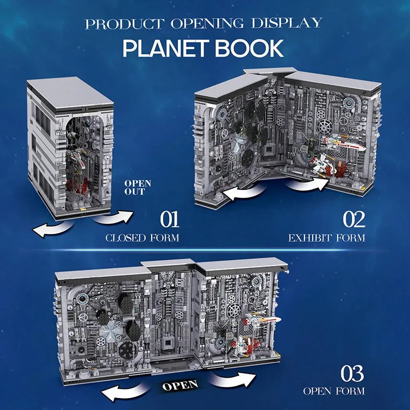 Building Blocks Expert Creator MOC Star Revenge Planet Book Bricks Toy - 3
