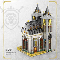 Thumbnail for Building Blocks Street Expert MOC Medieval City Church Building Bricks Toy - 9