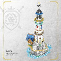 Thumbnail for Building Blocks Street Expert MOC Medieval City Lighthouse Bricks Toy - 5
