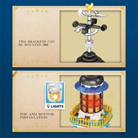 Thumbnail for Building Blocks Street Expert MOC Medieval City Lighthouse Bricks Toy - 9
