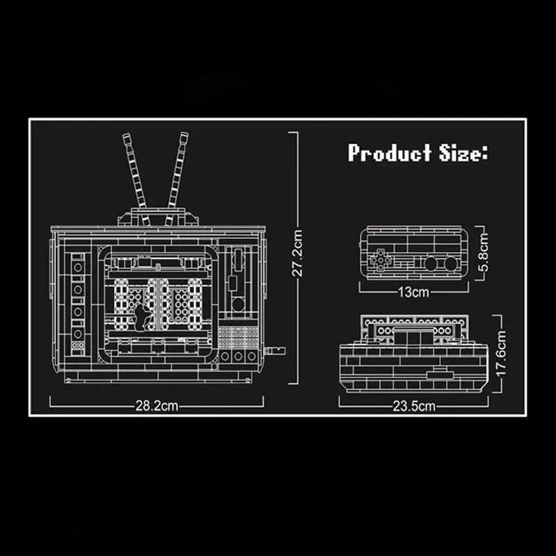 Building Blocks Creator Expert MOC Infernal FC Contra Retro TV Game Bricks Toy Construction Set Toys - 5