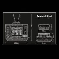Thumbnail for Building Blocks Creator Expert MOC Infernal FC Contra Retro TV Game Bricks Toy - 5