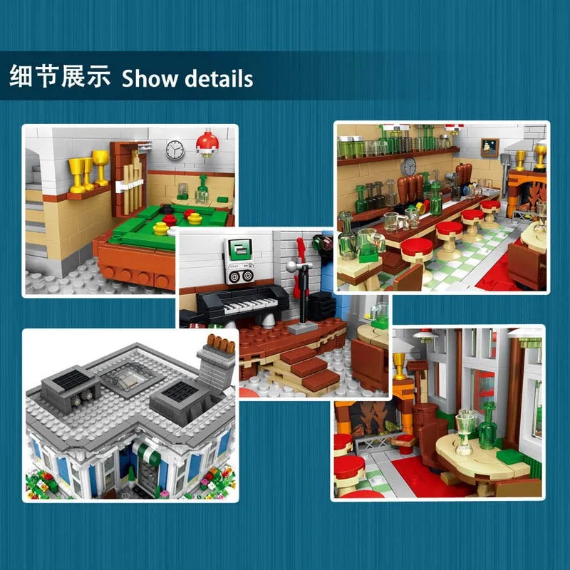 Building Blocks MOC Street Experts City Queen Bricktoria Bricks Toys - 4