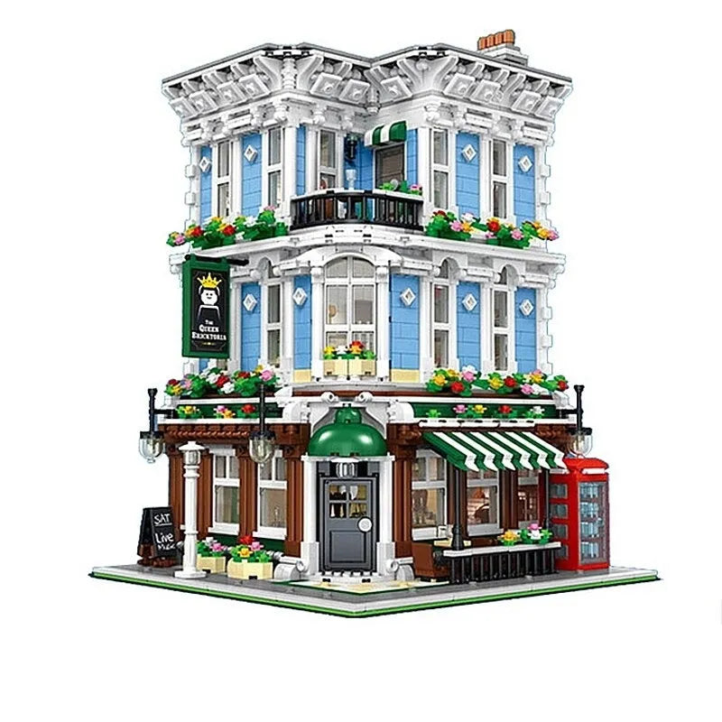 Building Blocks MOC Street Experts City Queen Bricktoria Bricks Toys - 2