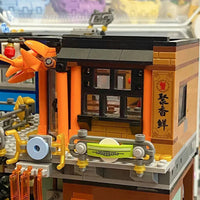 Thumbnail for Building Blocks Street Expert MOC City Hong Kong House MINI Bricks Toy - 15