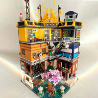 Thumbnail for Building Blocks Street Expert MOC City Hong Kong House MINI Bricks Toy Construction Set Toys - 14