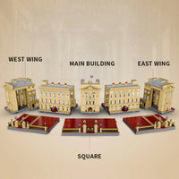 Thumbnail for Building Blocks Architecture MOC Expert Buckingham Palace Bricks Toys Construction Set Toys - 3