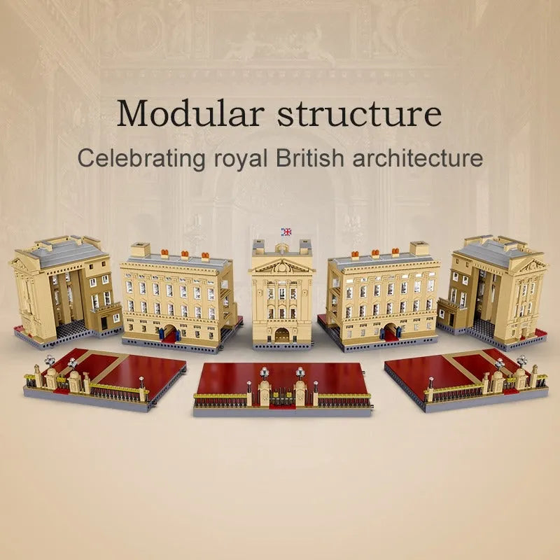 Building Blocks Architecture MOC Expert Buckingham Palace Bricks Toys - 9
