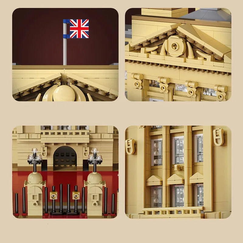 Building Blocks Architecture MOC Expert Buckingham Palace Bricks Toys - 4