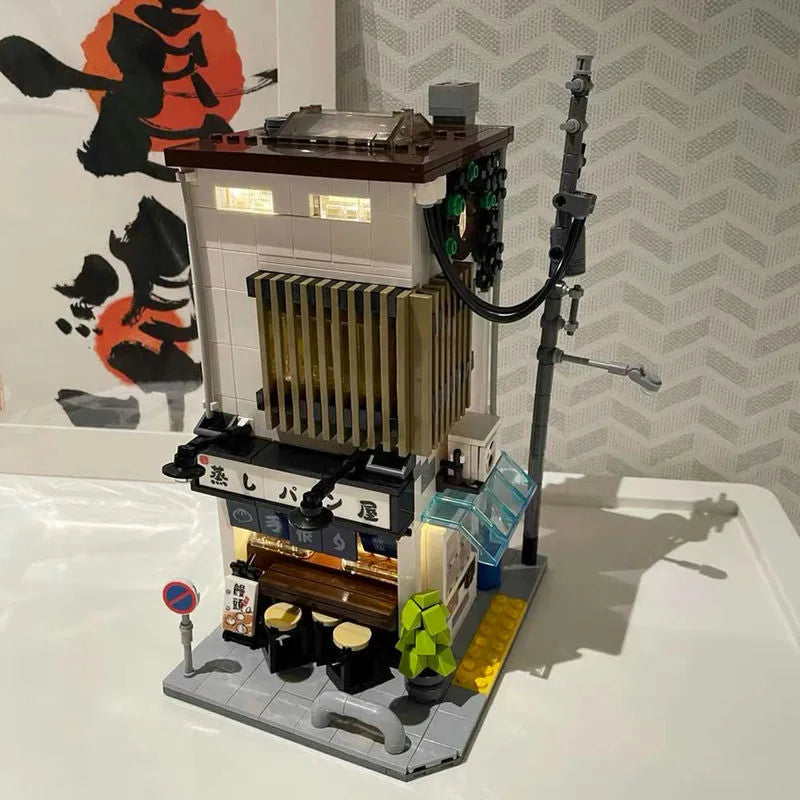 Building Blocks Creator Expert MOC Bun Store Shop Bricks Toys 66006 - 21