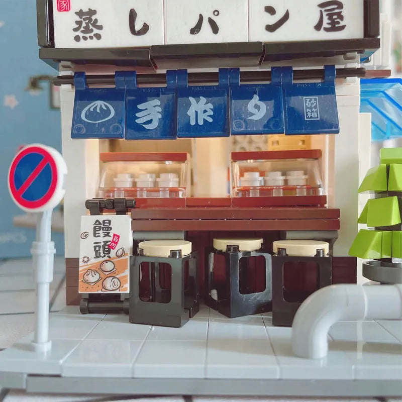 Building Blocks Creator Expert MOC Bun Store Shop Bricks Toys 66006 - 13