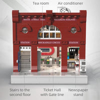 Thumbnail for Building Blocks Creator Expert MOC London Underground Bricks Toy - 7