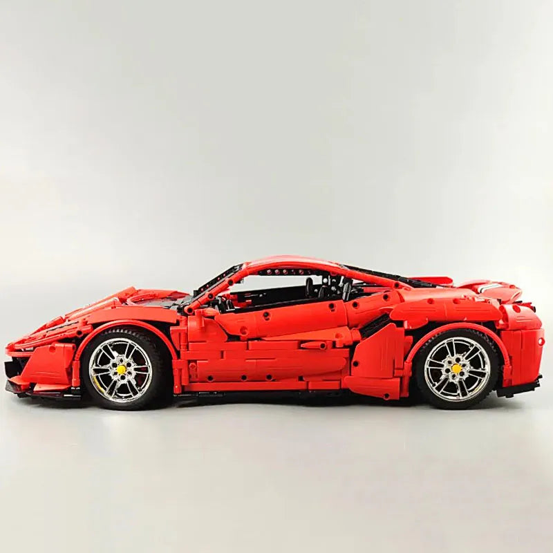 Building Blocks MOC 61042 Motorized RC Ferrari 488 Racing Sports Car Bricks Toy - 30