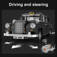 Thumbnail for Building Blocks MOC 62004 RC Motorized Retro London Taxi Bricks Toy Construction Set Toys - 5