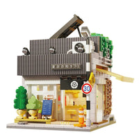 Thumbnail for Building Blocks MOC 66007 Creator Summer Japanese Coffee Shop Bricks Toy - 2
