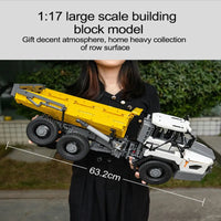 Thumbnail for Building Blocks MOC APP RC Large Dump Truck Car Bricks Toys 61054 - 21