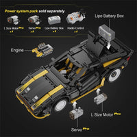 Thumbnail for Building Blocks MOC APP RC Super Drift Racing Car Bricks Toy C63001 Construction Set Toys - 10