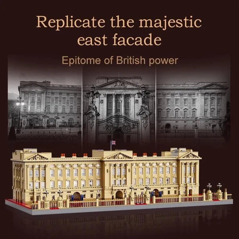 Building Blocks MOC Architecture Street Expert Buckingham Palace Bricks Toys - 10