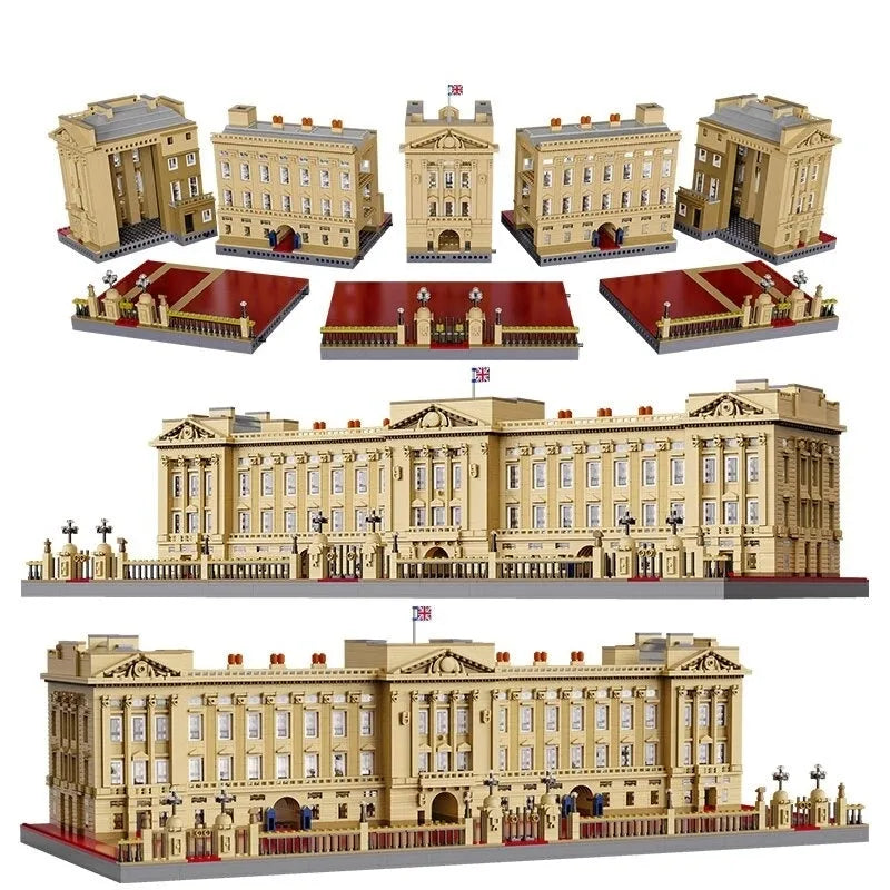 Building Blocks MOC Architecture Street Expert Buckingham Palace Bricks Toys - 1