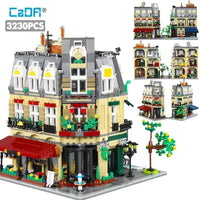 Thumbnail for Building Blocks MOC C66009 Creator Expert Paris Restaurant Bricks Toy - 1
