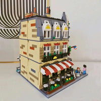 Thumbnail for Building Blocks MOC C66009 Creator Expert Paris Restaurant Bricks Toy Construction Set Toys - 13