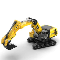 Thumbnail for Building Blocks MOC City Mini Excavator Truck Bricks Toys 65003 - 1