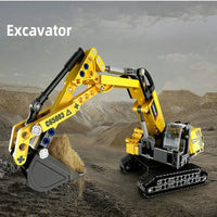 Thumbnail for Building Blocks MOC City Mini Excavator Truck Bricks Toys 65003 - 2