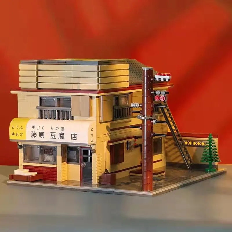 Building Blocks MOC Creator Expert City Tofu Store House Bricks Toy - 9